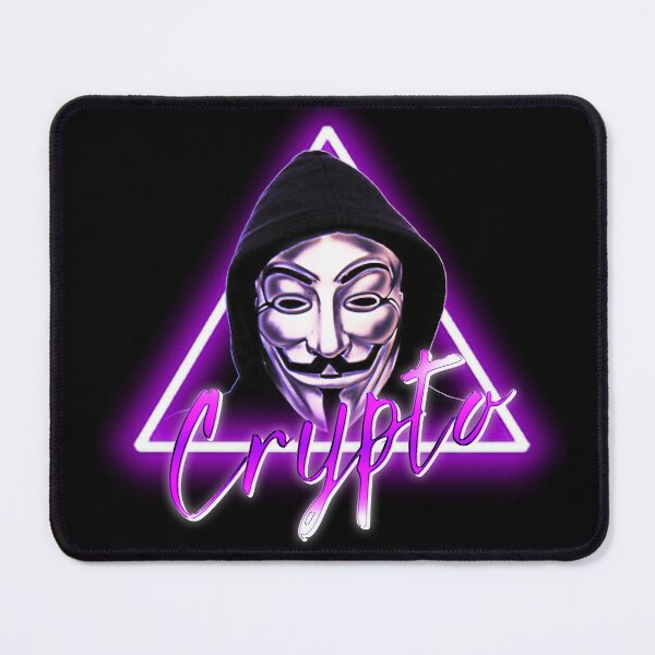Item preview, Retrowave Anonymous Crypto designed and sold by blockrock.