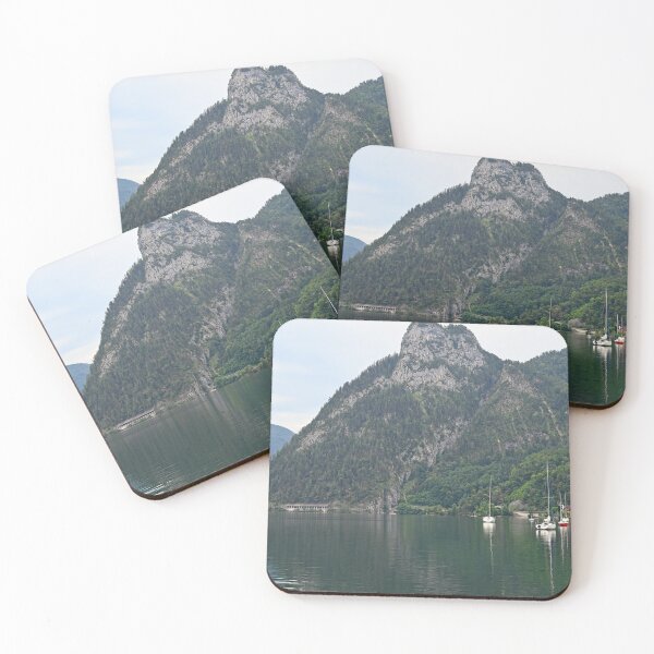 Item preview, Lake Traun Traunsee in Traunkirchen Upper Austria landscape  designed and sold by goceris.