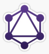 GraphQL logo Sticker