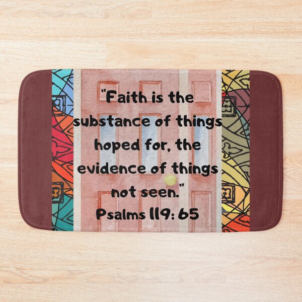 Item preview, Psalms 119:65 quote stained glass design designed and sold by RealArt4u.