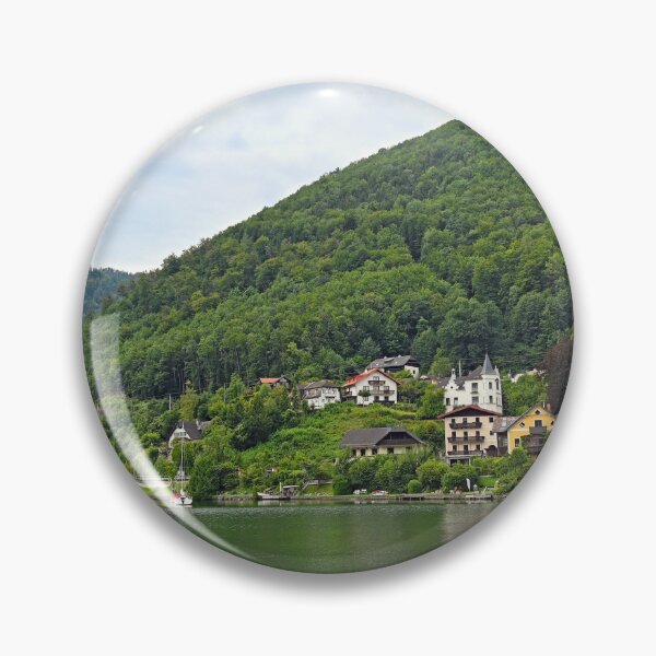 Item preview, Traunkirchen on Lake Traun Traunsee in Austria  designed and sold by goceris.