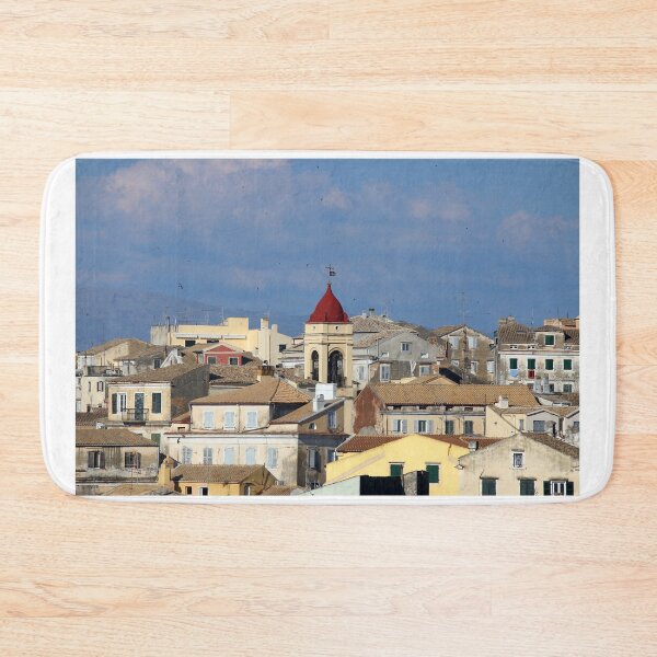 Item preview, Old buildings in Corfu town Greece designed and sold by goceris.