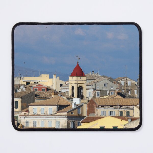 Item preview, Old buildings in Corfu town Greece designed and sold by goceris.