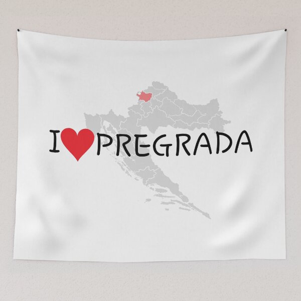 Item preview, "I Love Pregrada" designed and sold by MC Art Studio.