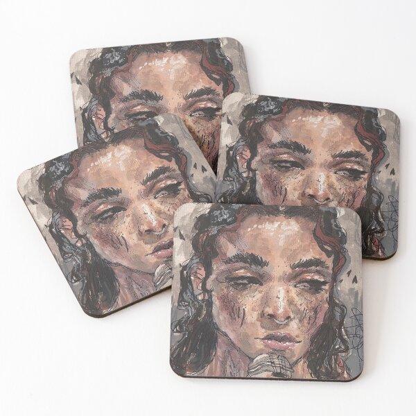 Item preview, fka twigs gouache painting designed and sold by maiestrie.