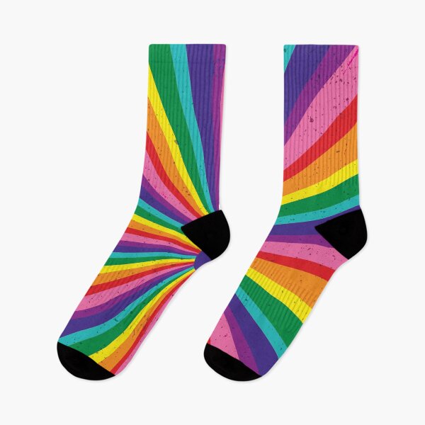 Item preview, Gilbert Baker Pride Flag Colors Explosion designed and sold by Juno Juniper.