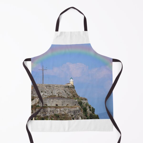 Item preview, Rainbow over Old fortress in Corfu town Greece  designed and sold by goceris.
