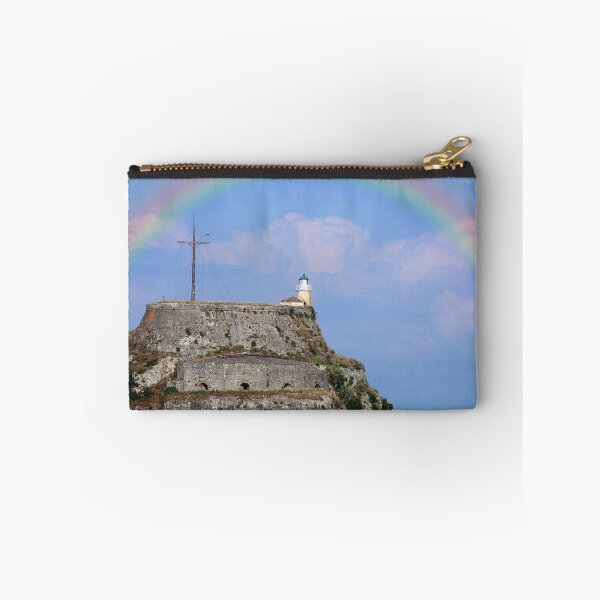 Item preview, Rainbow over Old fortress in Corfu town Greece  designed and sold by goceris.