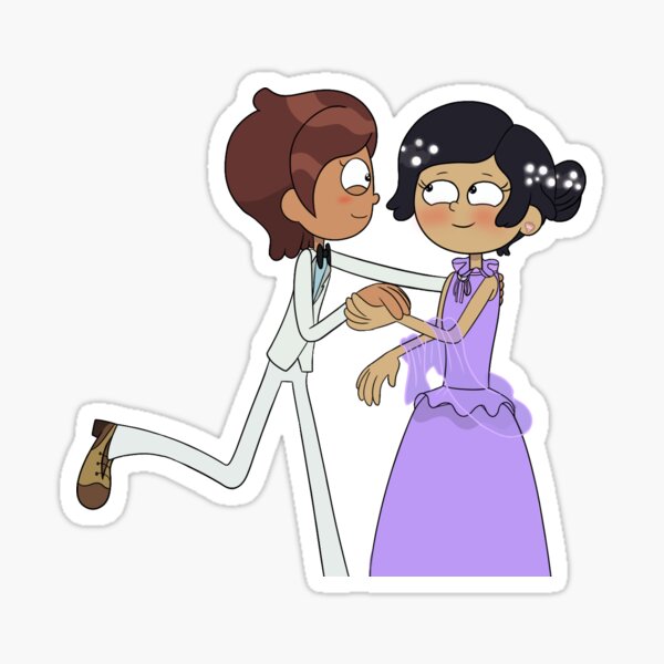 Marcy And Anne Dancing Sticker For Sale By Frogcabinshop Redbubble