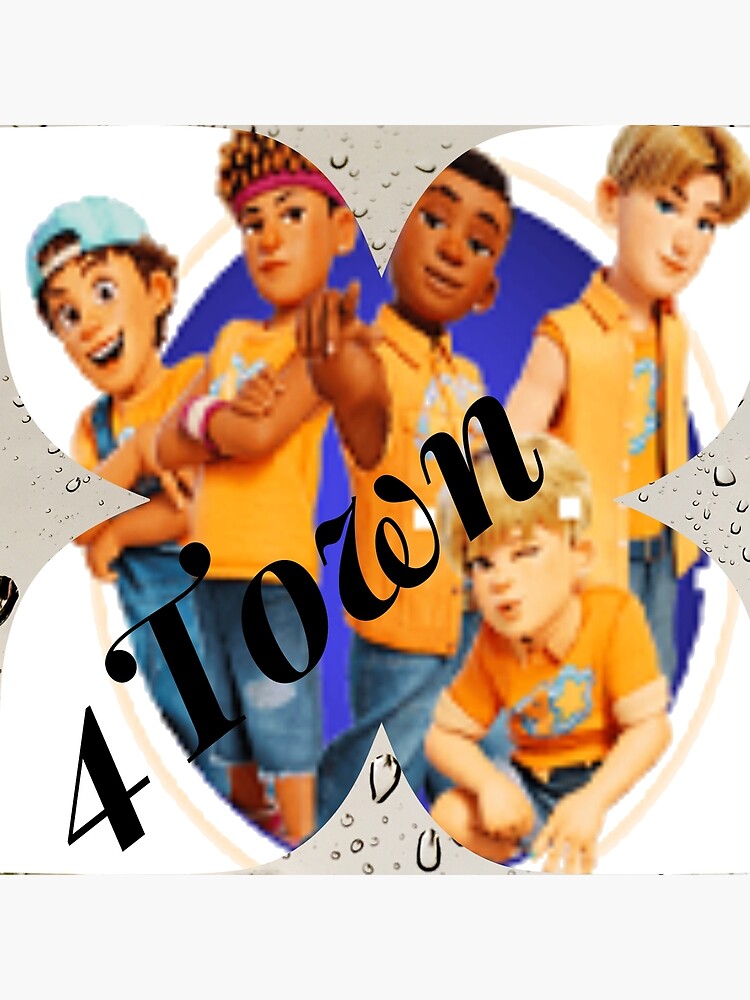 "4 Town Turning 4Townies 4*Town Meet the band " Poster by