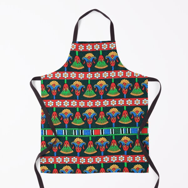 Item preview, White Flowers and Red Striped Egyptian pattern designed and sold by RyanCaudell.