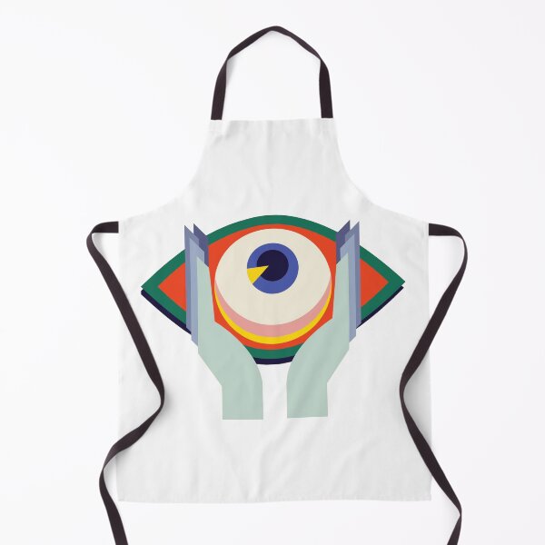 Item preview, One eye in a surrealist style and supported by two hands designed and sold by Goliardika-Shop.