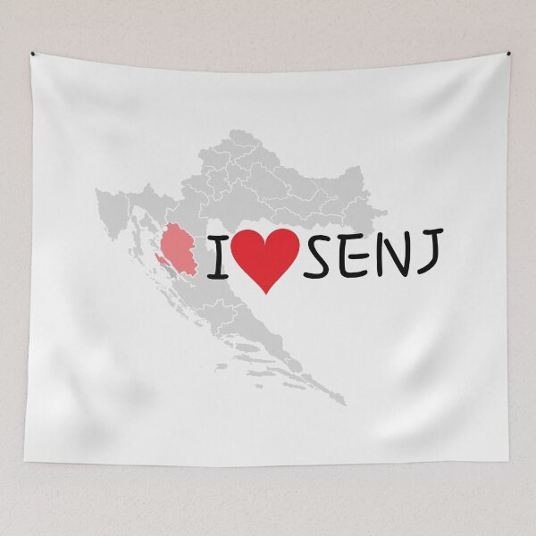 Item preview, "I Love Senj" designed and sold by MC Art Studio.