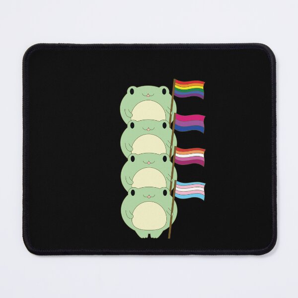Item preview, Cute Frog Pile Pride Froggy lesbian pride flag designed and sold by House Sparrow.