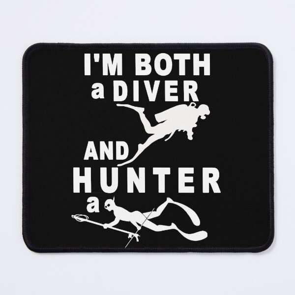 Item preview, i'm a diver and a hunter - gift idea for Scuba Diving & Spearfishing & freediving lover designed and sold by Live  Today.