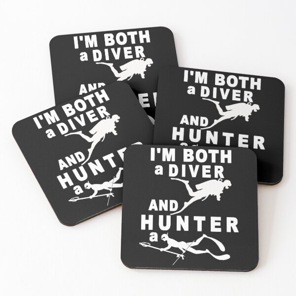 Item preview, i'm a diver and a hunter - gift idea for Scuba Diving & Spearfishing & freediving lover designed and sold by Live  Today.