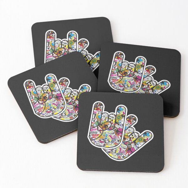 Item preview, JDM DOUBLE SHOCKER FINGER designed and sold by Racingdecals.