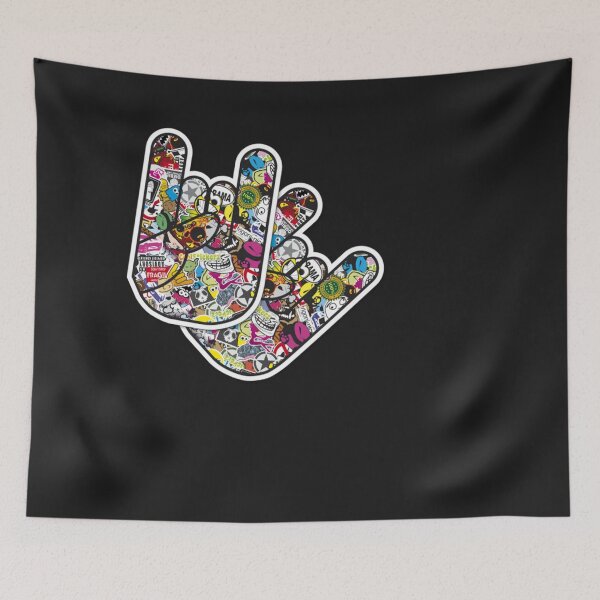 Item preview, JDM DOUBLE SHOCKER FINGER designed and sold by Racingdecals.