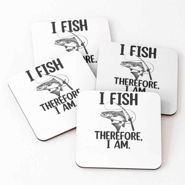 Item preview, I Fish, Therefore I am. designed and sold by Mr Wolf.