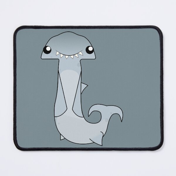 Item preview, Toothy Grin Cartoon Hammerhead Shark designed and sold by StarEyedUnicorn.