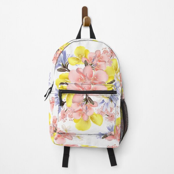 Item preview, Digital Floral Pattern with Bright Spring Flowers designed and sold by WearWolfDesigns.