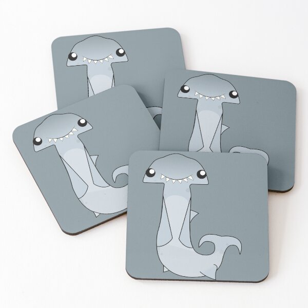 Item preview, Toothy Grin Cartoon Hammerhead Shark designed and sold by StarEyedUnicorn.