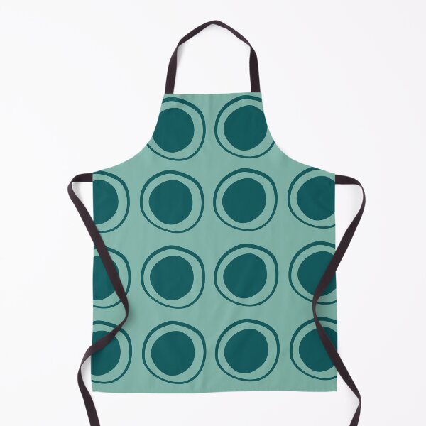 Item preview, Abstract green circles pattern designed and sold by Thegentleshop.