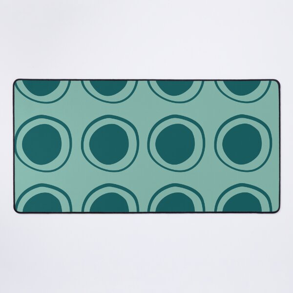 Item preview, Abstract green circles pattern designed and sold by Thegentleshop.