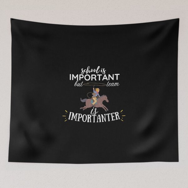 Item preview, School Is Important But Team Roping Is Importanter Classic T-Shirt designed and sold by lewisnash6.