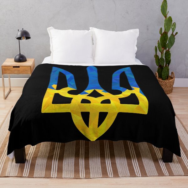 Item preview, Low polygonal ukrainian trident designed and sold by CutieBlue.