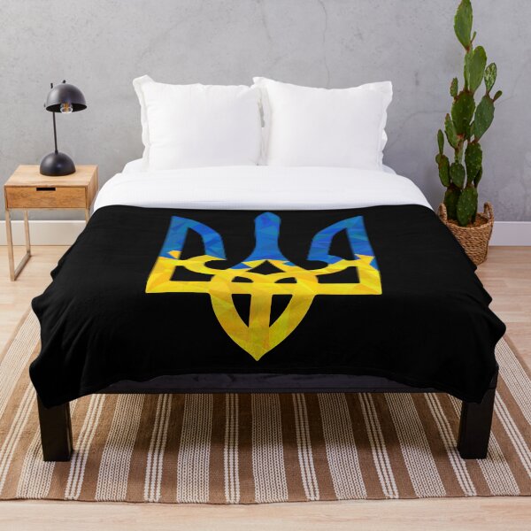 Item preview, Low polygonal ukrainian trident designed and sold by CutieBlue.