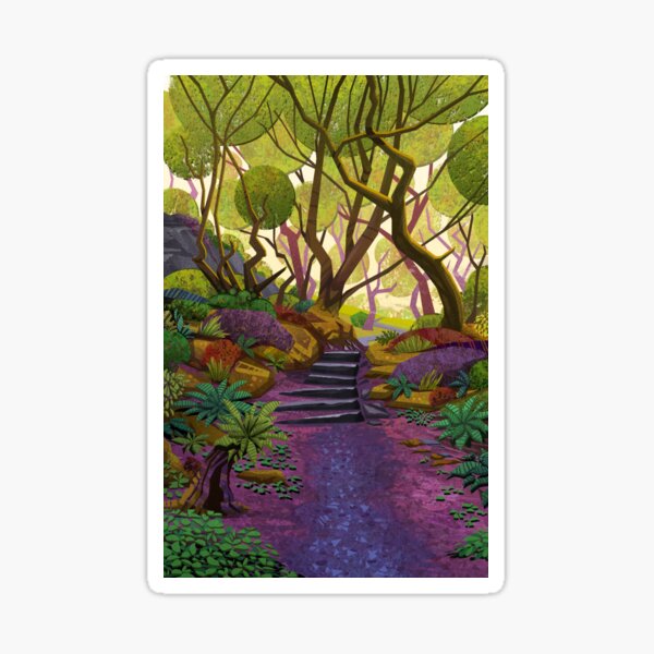 Item preview, Forest path designed and sold by AlThompsonArt.