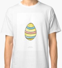 Easter egg with stripes Classic T-Shirt
