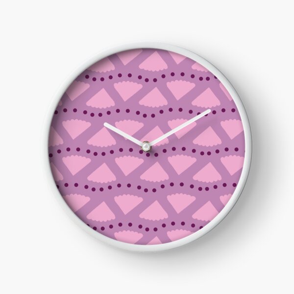 Item preview, Abstract purple flowers and dots pattern designed and sold by Thegentleshop.
