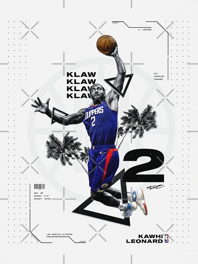 Kawhi Leonard Los Angeles Clippers Slam Cover Tee Shirt NBA