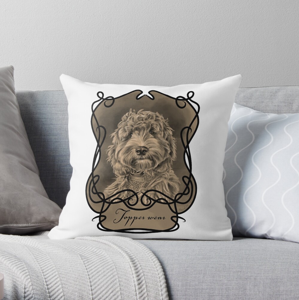 Item preview, Throw Pillow designed and sold by SarasMagicalArt.