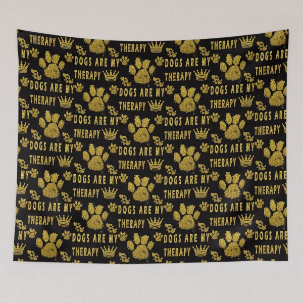 Item preview, dogs are my therapy designed and sold by GOLDFAMILYSHOP.