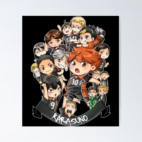 Haikyuu Poster Karasuno High School Volleyball Team Thailand