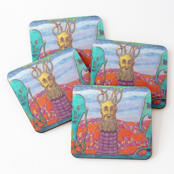 Item preview, 627 - FANTASY STATUES - DAVE EDWARDS - COLOURFED PENCILS - 2022 designed and sold by BLYTHART.