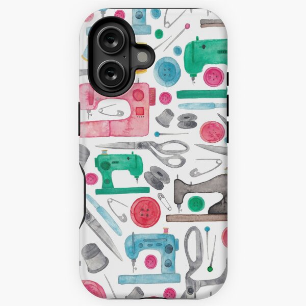 Sewing Pattern iPhone Tough Case