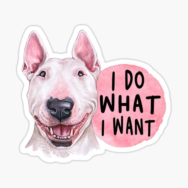 BULL TERRIER Vinyl Sticker - English Bully Dog Puppy Gladiator - Die Cut  Decal - Minglewood Trading