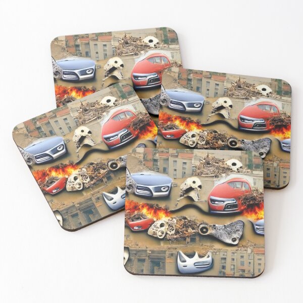 Item preview, Symbolic Destruction of Cars designed and sold by AlleyWurds.