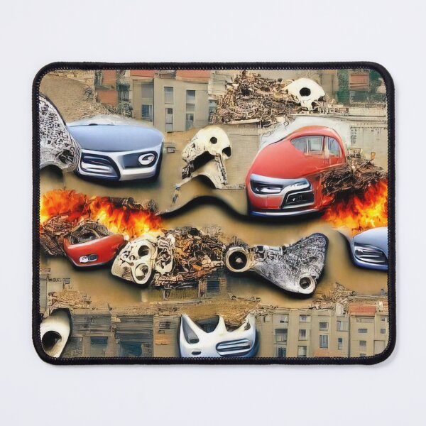 Item preview, Symbolic Destruction of Cars designed and sold by AlleyWurds.