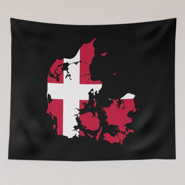 Item preview, Denmark Flag Country Outline Shape designed and sold by 1681830934131.