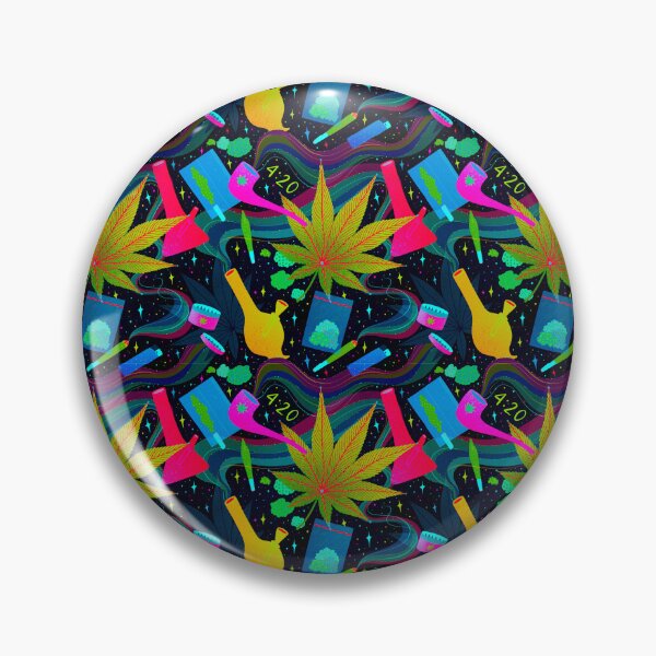 Item preview, Cannabis Marijuana Psychelic Bong Pattern designed and sold by HorsesForLife15.