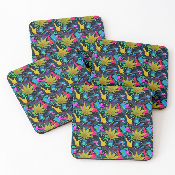 Item preview, Cannabis Marijuana Psychelic Bong Pattern designed and sold by HorsesForLife15.