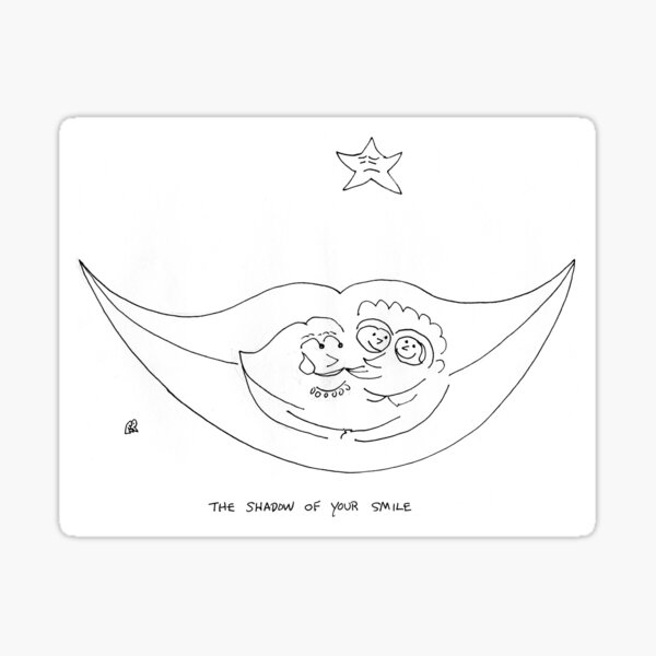 Item preview, Song Cartoon - Shadow of Your Smile designed and sold by fred rosenthal.