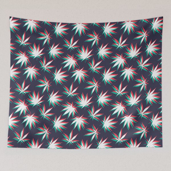 Item preview, Cannabis Marijuana Psychelic Trippy Pattern designed and sold by HorsesForLife15.
