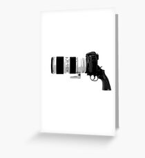 Shoot! (White Barrel) Greeting Card