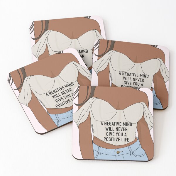 Item preview, A negative mind will never give a positive life designed and sold by Sandra Castellanos.